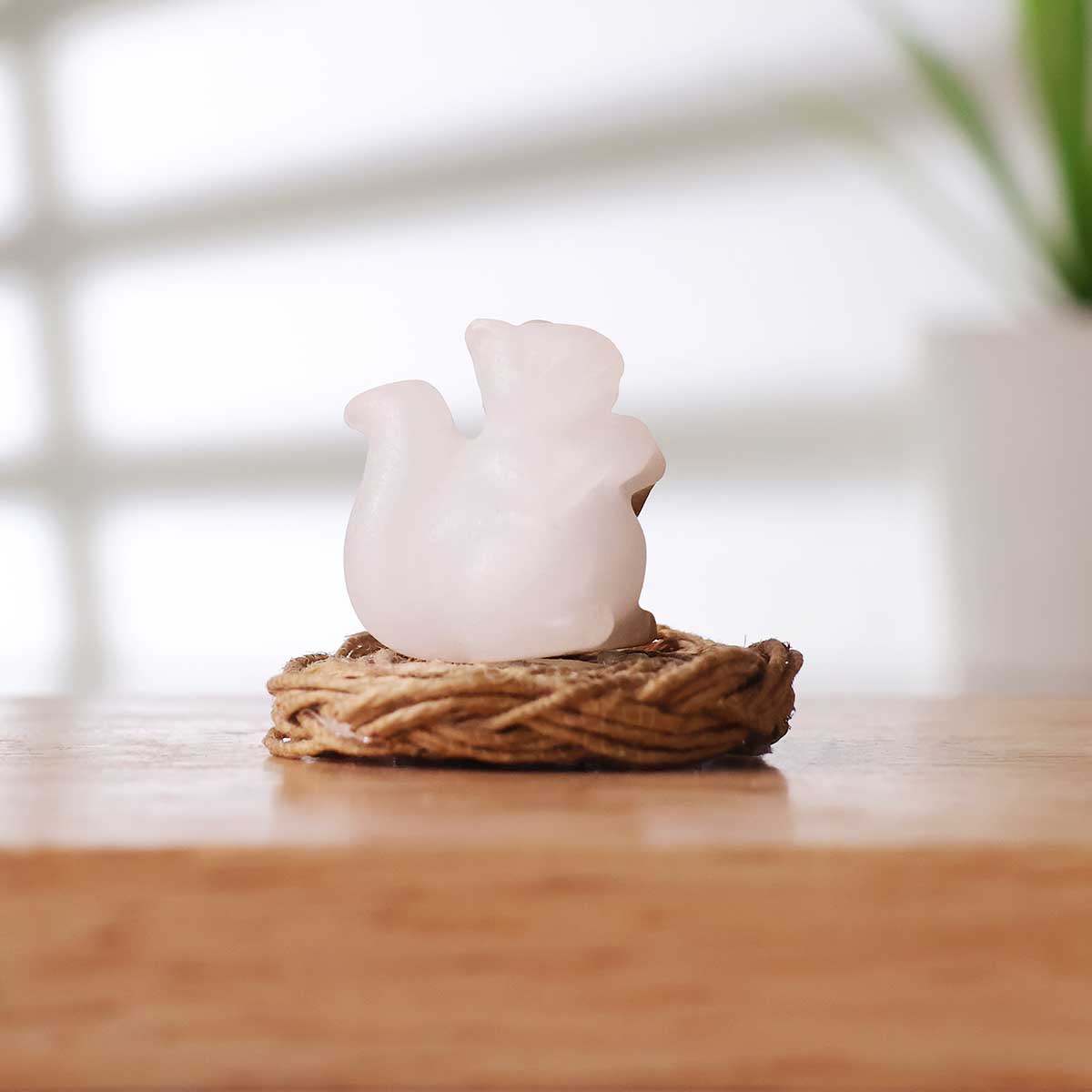 White Calcite Squirrel 1 Inch (8)