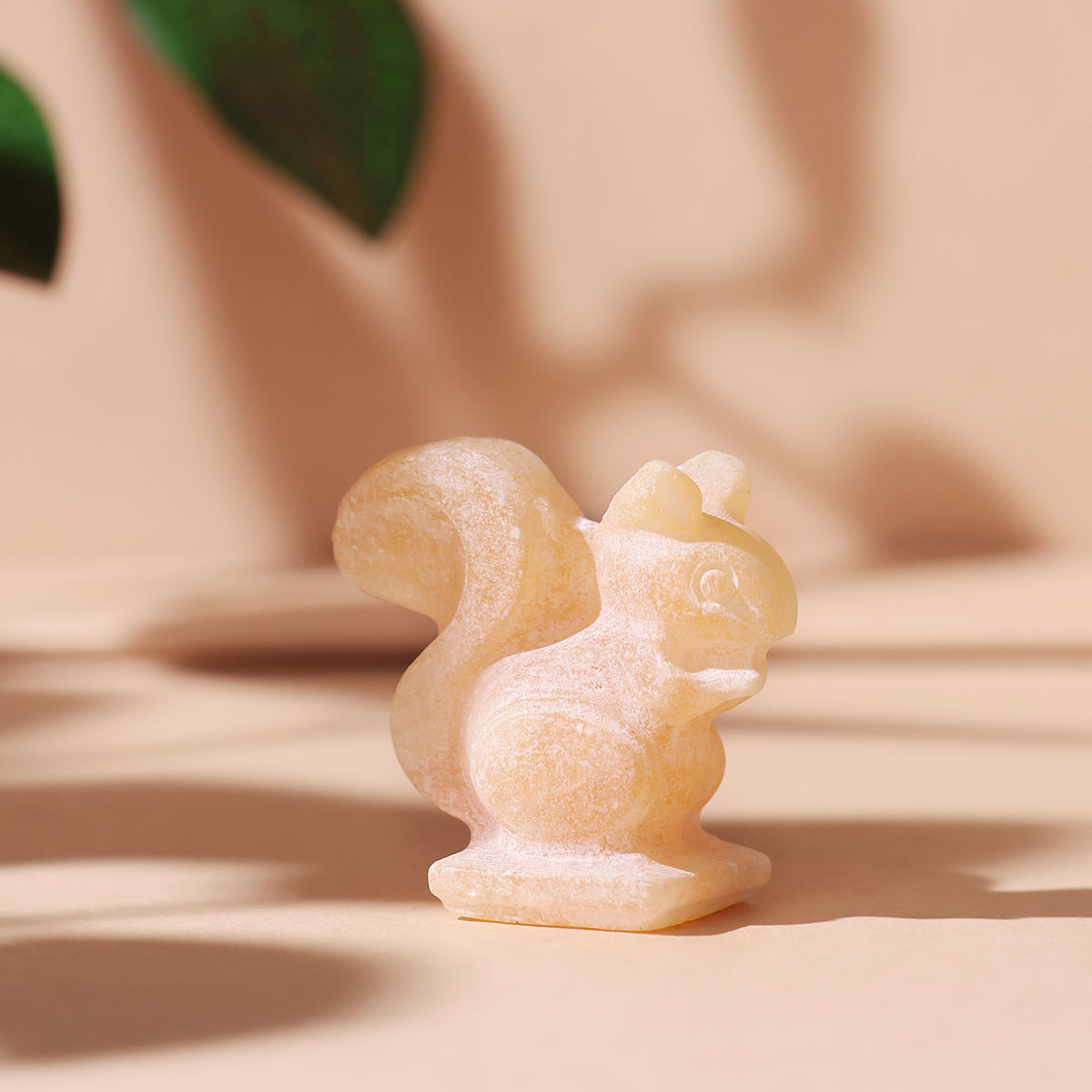 Yellow Calcite Squirrel 1 Inch (1)