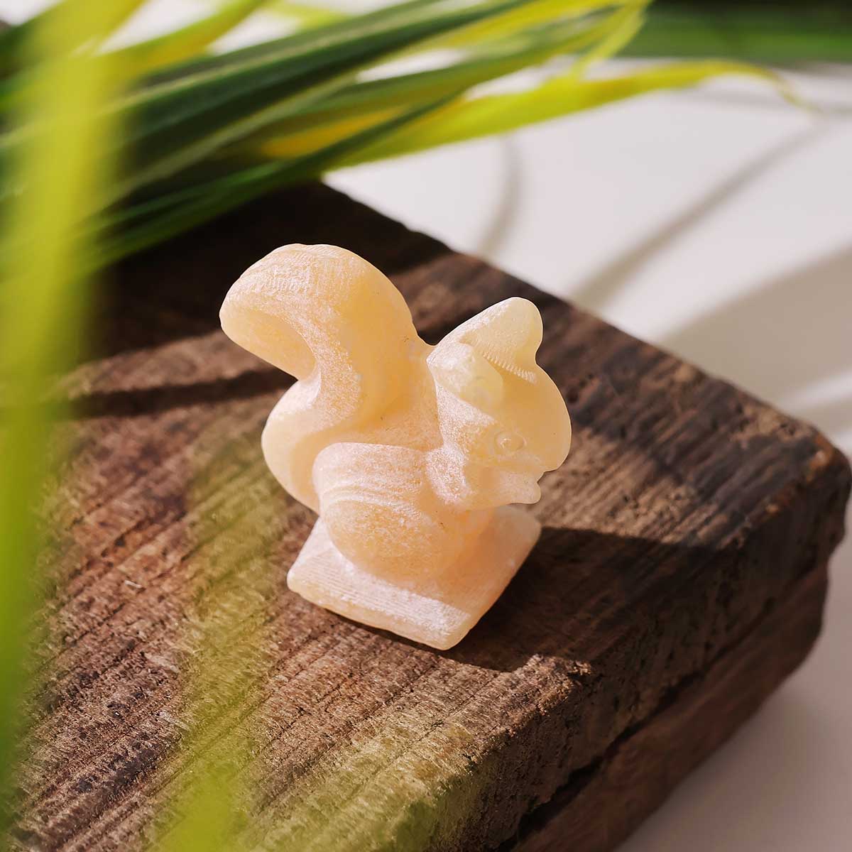 Yellow Calcite Squirrel 1 Inch (10)