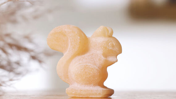 Yellow Calcite Squirrel 1 Inch