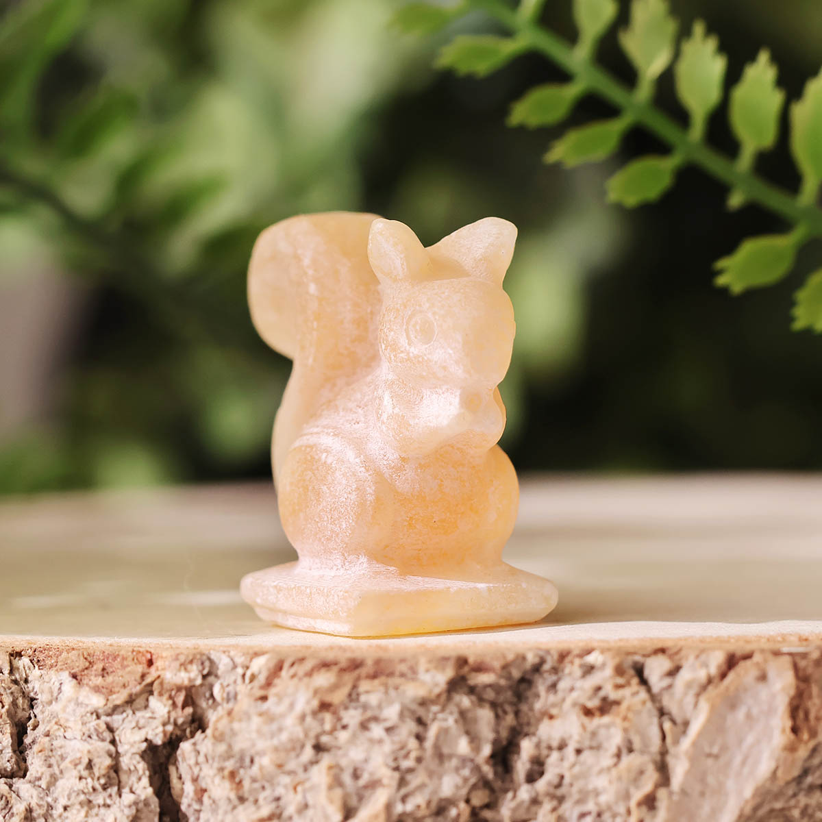 Yellow Calcite Squirrel 1 Inch (5)