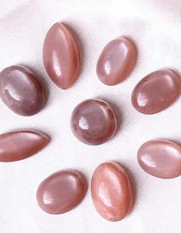 african peach moonstone cabochon