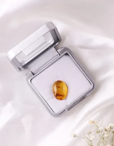 amber cabochon