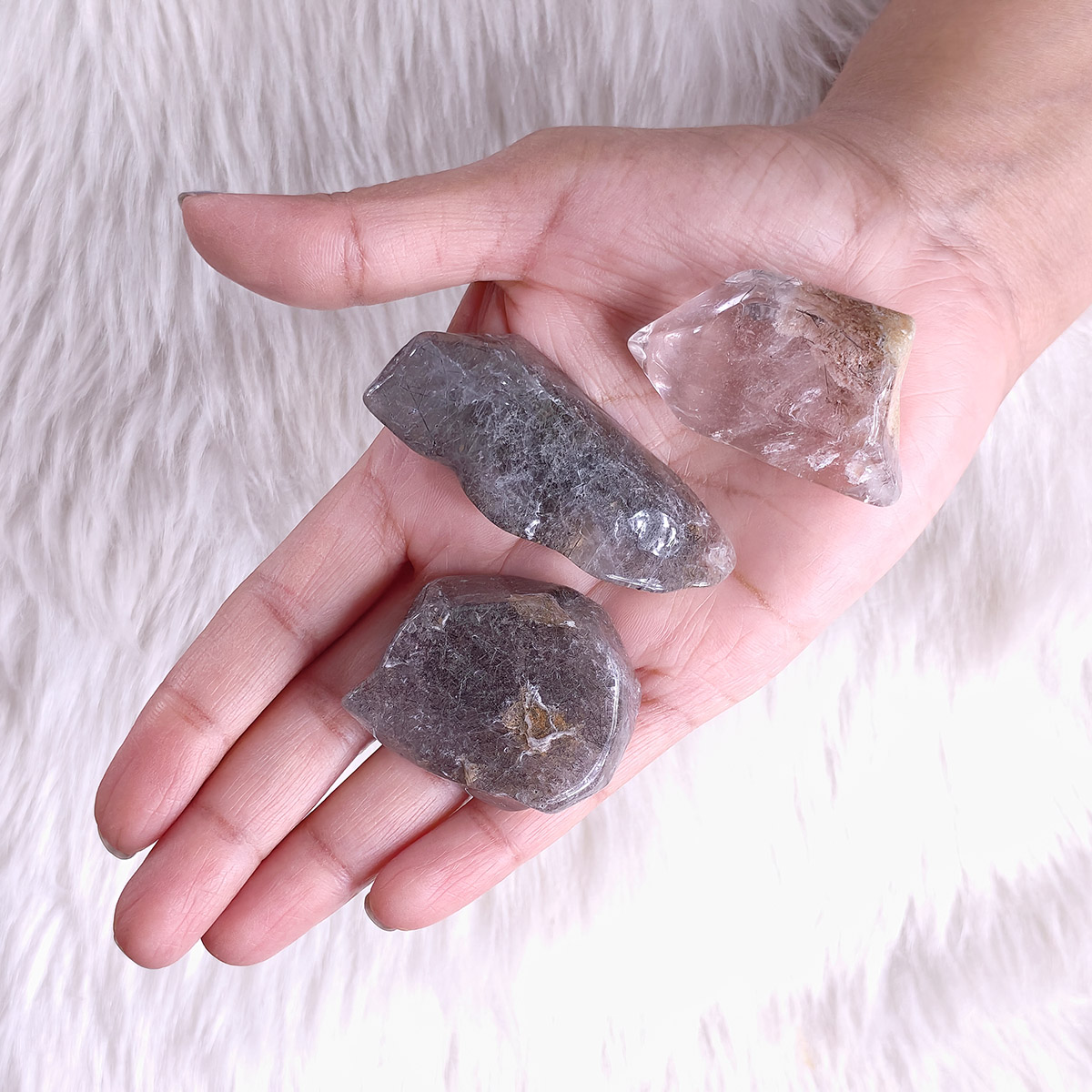 Amphybole Garden Quartz Tumble-Shubhanjali Store (1) amphybole garden quartz tumble