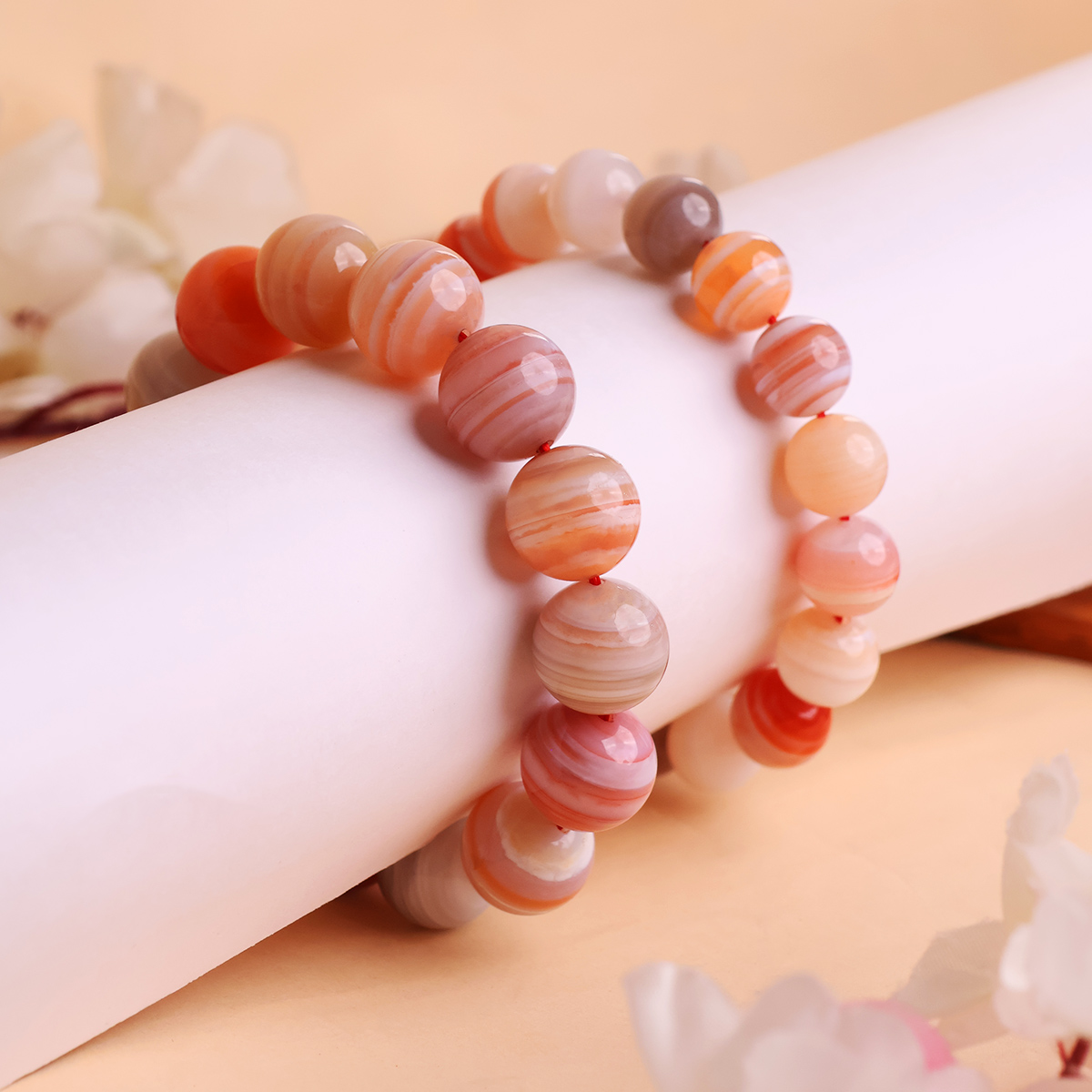 Banded agate bracelet (1) banded agate bracelet