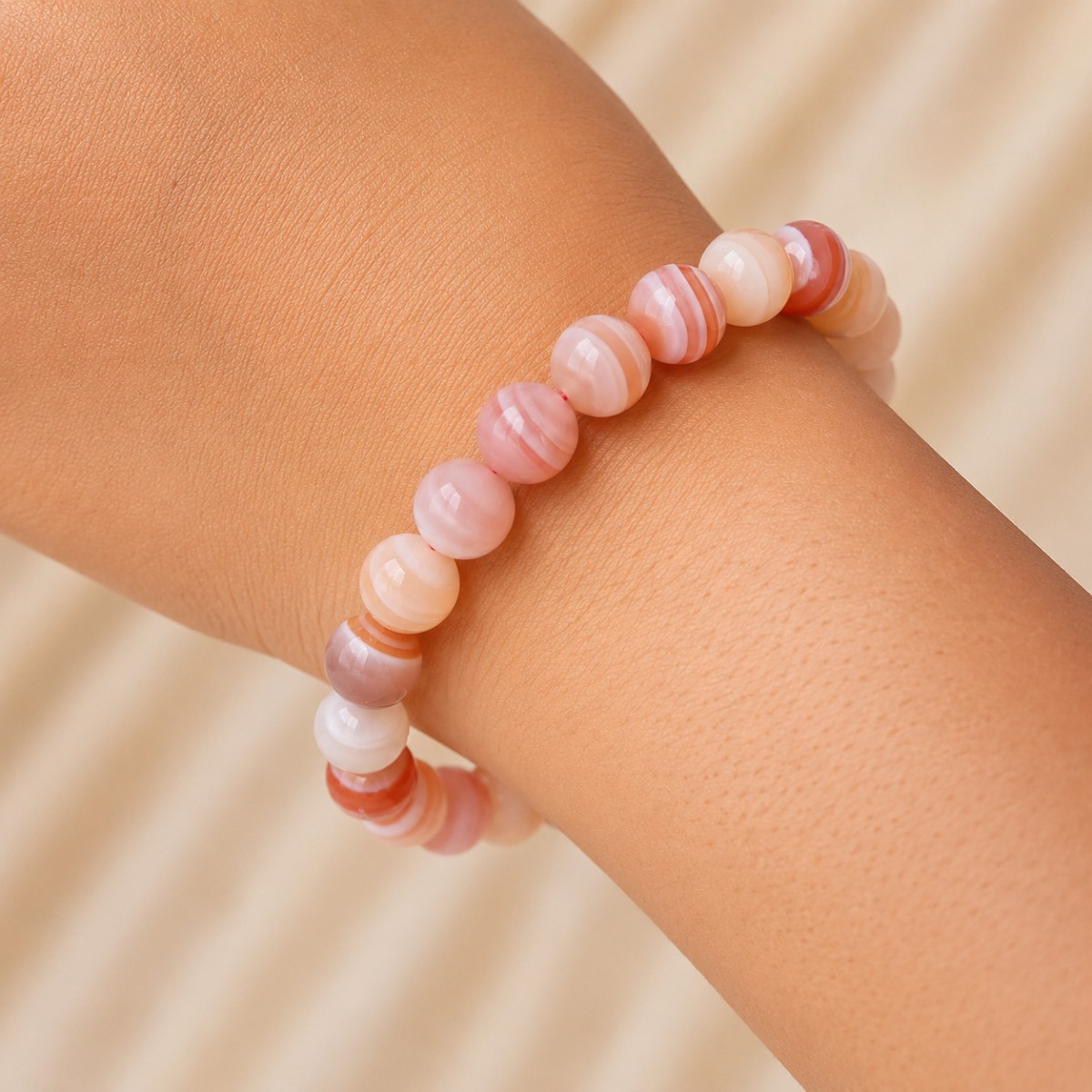 Banded agate bracelet (2) banded agate bracelet