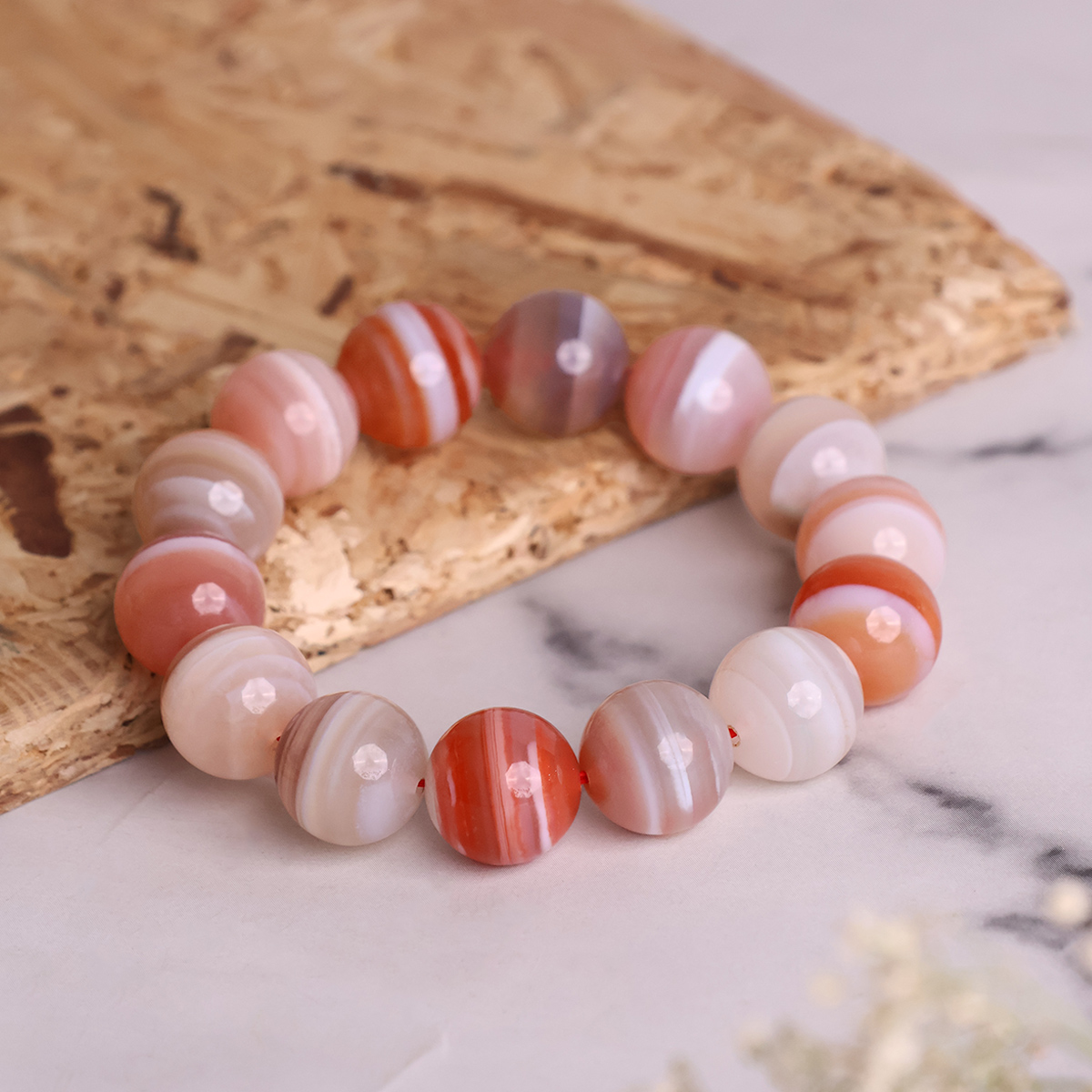 Banded agate bracelet (5) banded agate bracelet