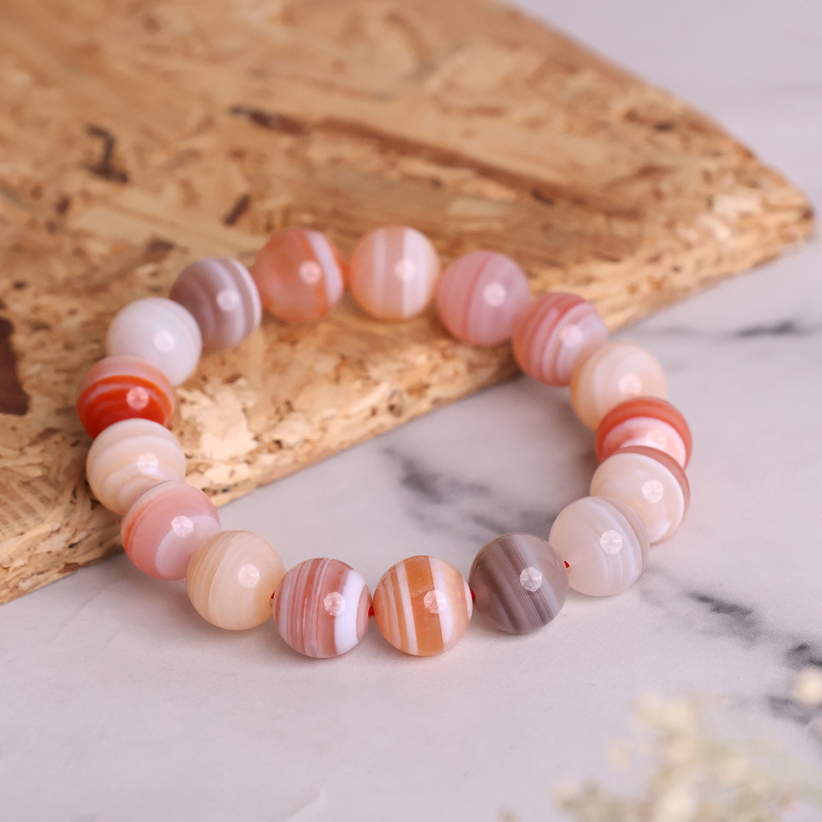 Banded agate bracelet (6) banded agate bracelet