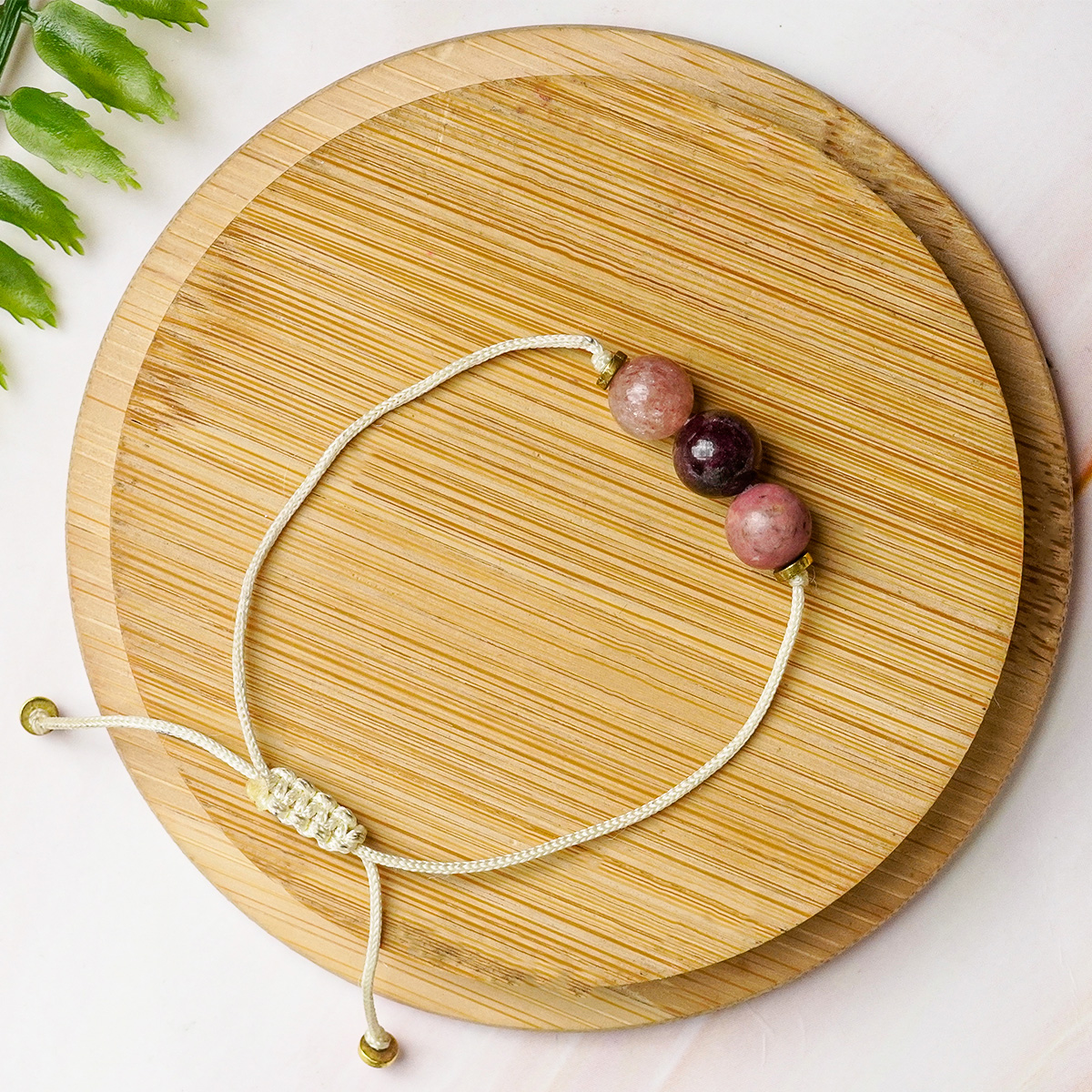 Be Your self 3 Beads Thread Bracelet - Shubhanjali Store (5) be yourself 3 beads thread bracelet