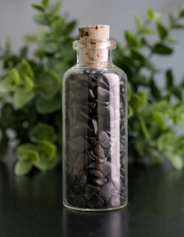 black agate chips jaar