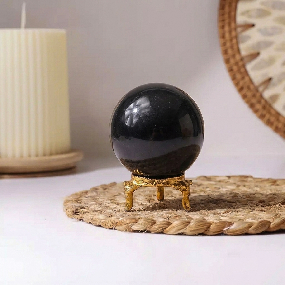 Black Obsidian Ball black obsidian ball