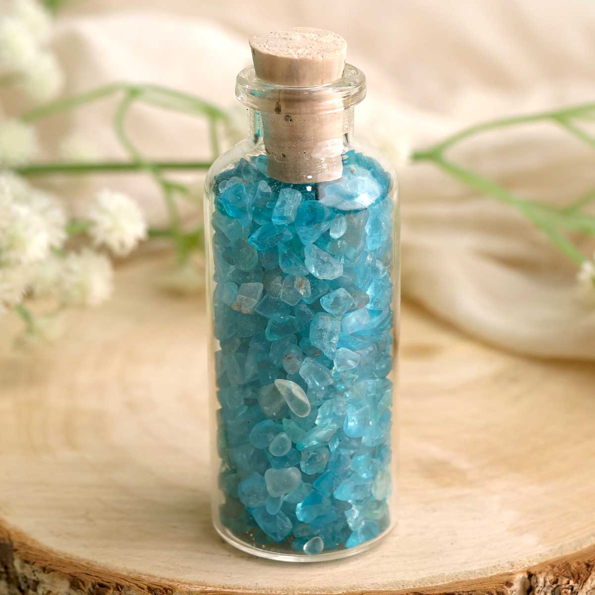 Blue Apatite Chips Jaar-Shubahnjali store (2) blue apatite chips jaar