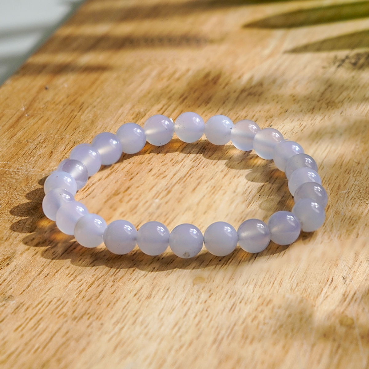 Blue Chalcedony Bracelet 8mm - Shubhanjali Store (5) blue chalcedony bracelet 8mm