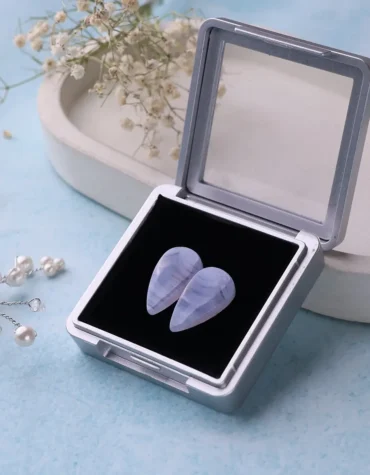 blue lace agate cabochon