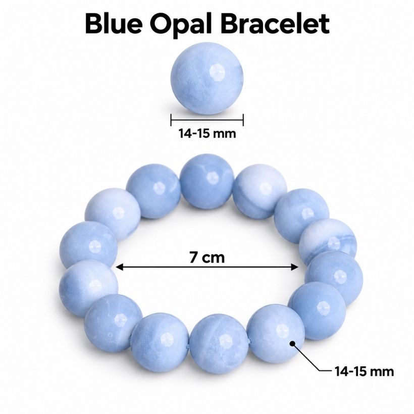 Blue Opal Bracelet (1) blue opal bracelet