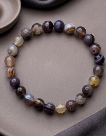 botswana agate bracelet 8 mm