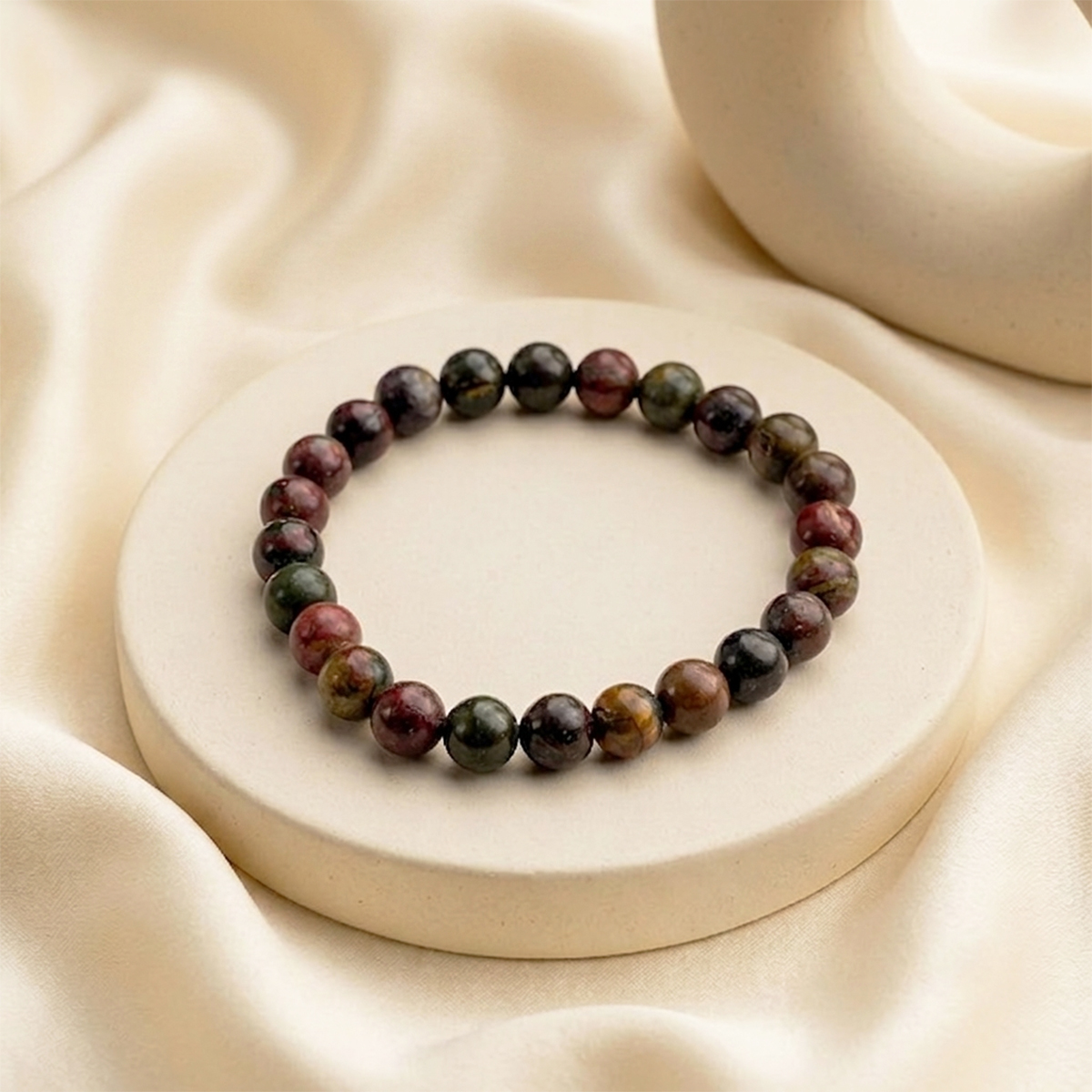 Cherry Creek Jasper Bracelet-Shubhanjali Store (1) cherry creek jasper bracelet 8mm