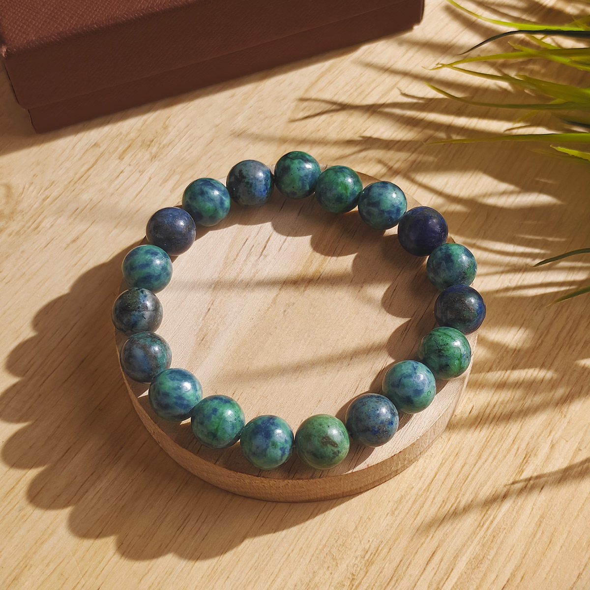 Chrysocolla Bracelet 10 mm-Shubhanjali Store (1) chrysocolla bracelet