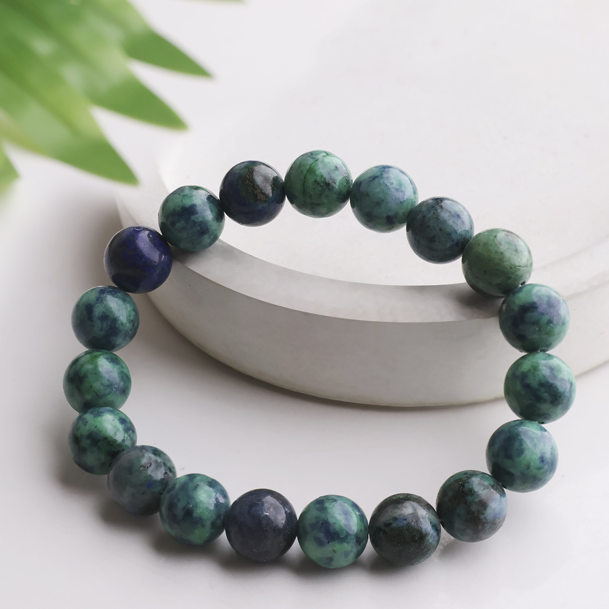 Chrysocolla Bracelet 10 mm-Shubhanjali Store (4) chrysocolla bracelet