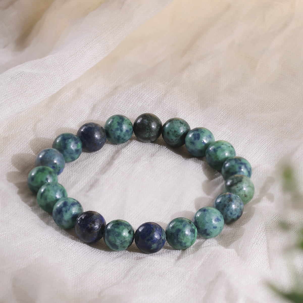 Chrysocolla Bracelet 10 mm-Shubhanjali Store (5) chrysocolla bracelet