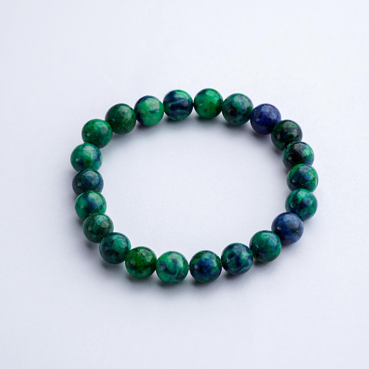Chrysocolla Bracelet 8 mm HQ - Shubhanjali Store (3) chrysocolla bracelet hq