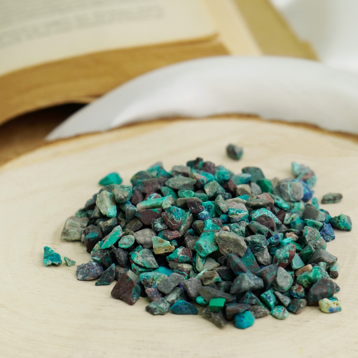 Chrysocolla Chips Stone-Shubhanjali Store (2) chrysocolla chips stone