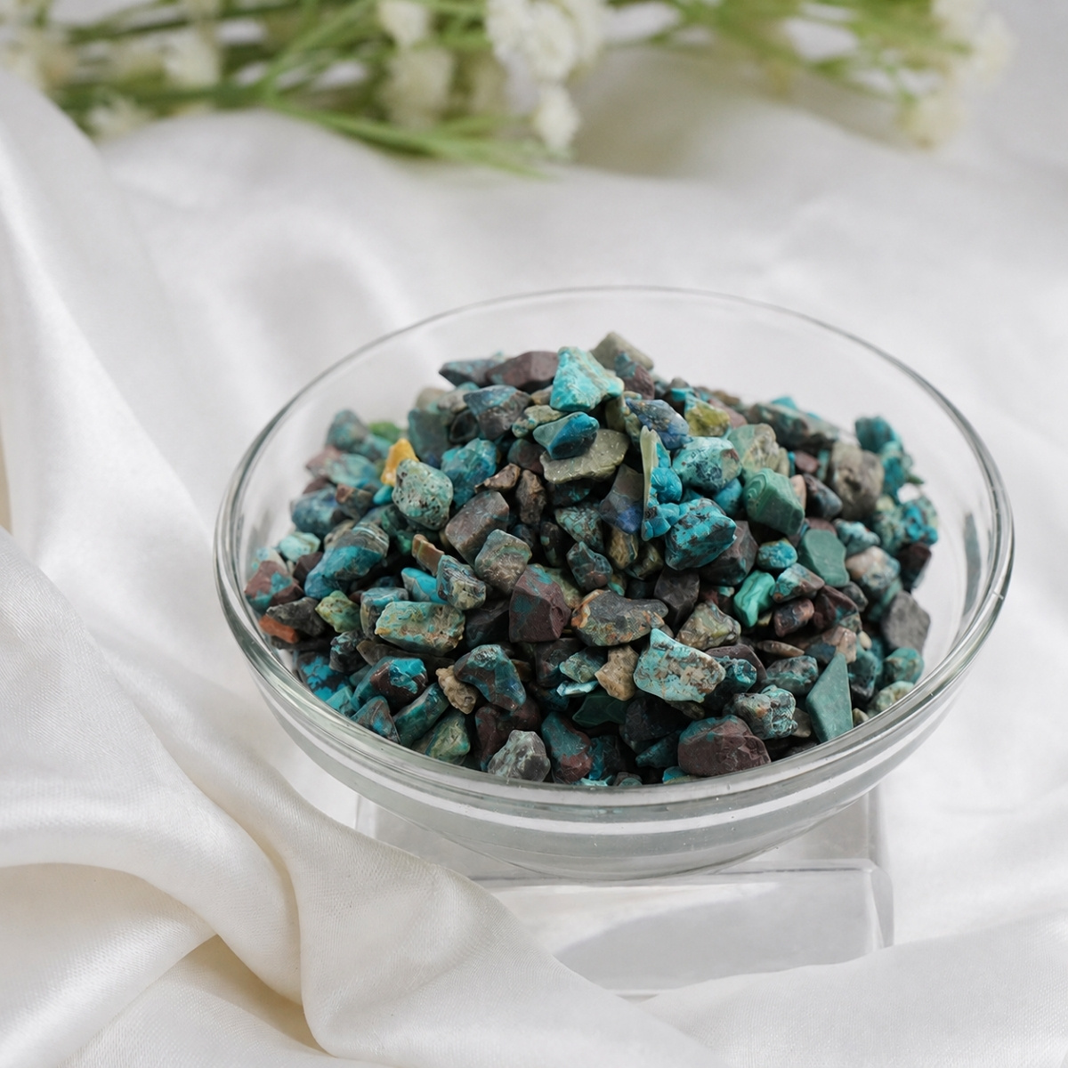 Chrysocolla Chips Stone-Shubhanjali Store (3) chrysocolla chips stone