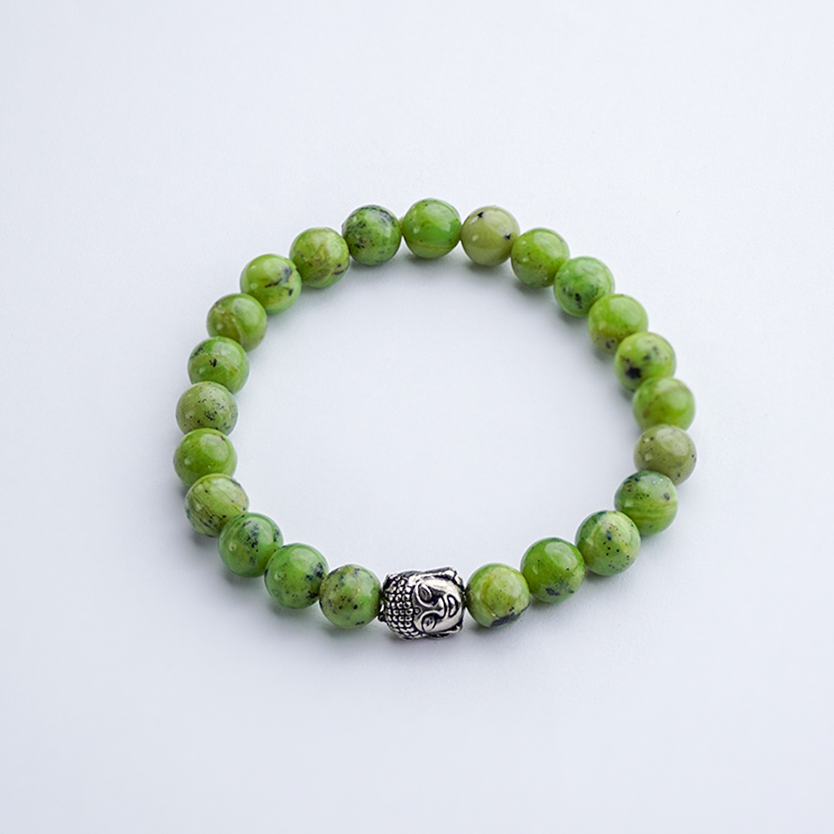 Chrysoprase Buddha Bracelet-Shubhanjali Store (4) chrysoprase buddha bracelet 8 mm