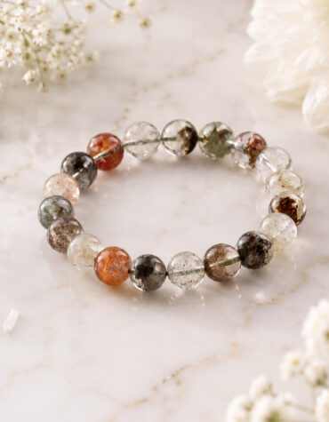 colorful lodolite bracelet