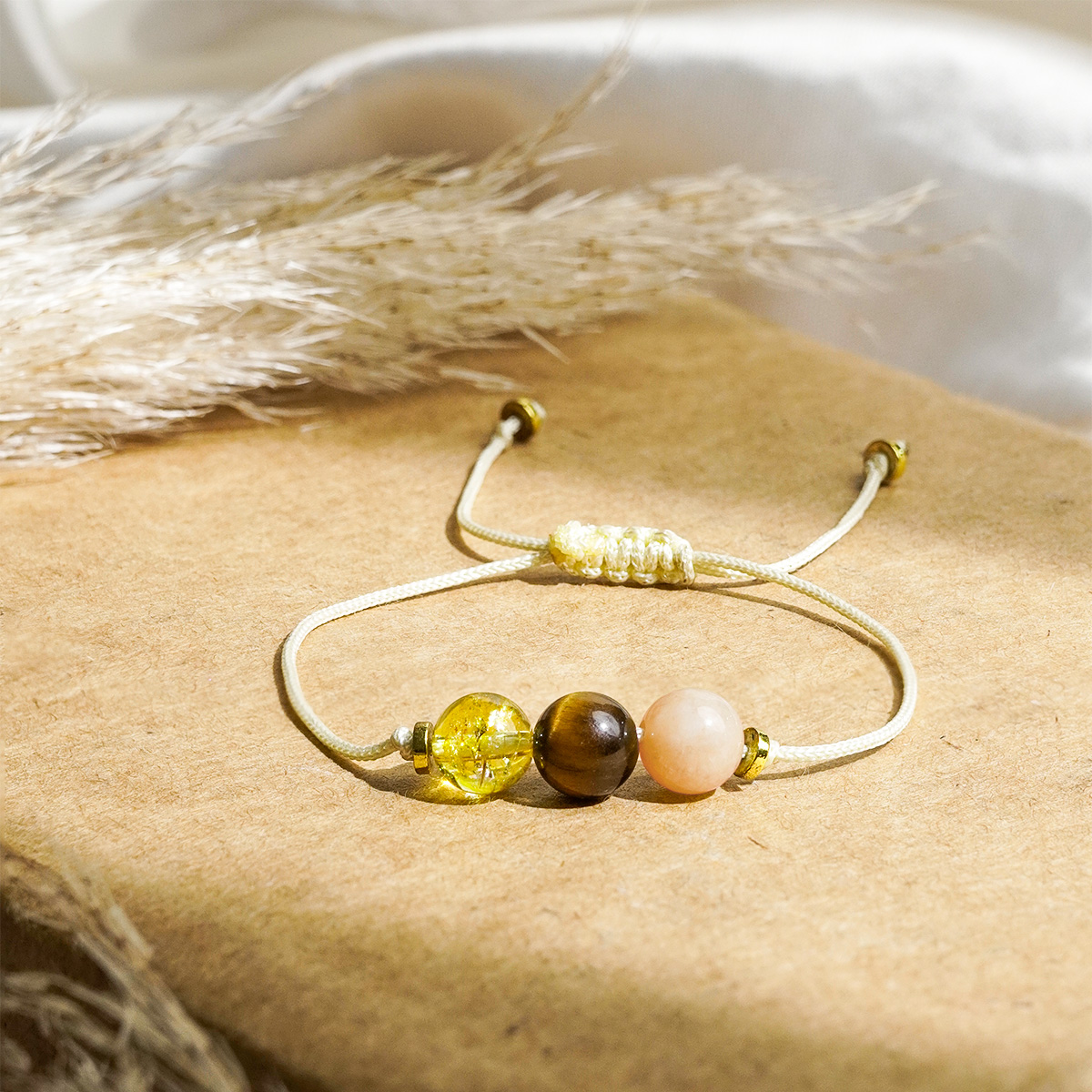 Confidence 3 Beads Thread Bracelet - Shubhanjali Store (2) confidence 3 beads thread bracelet