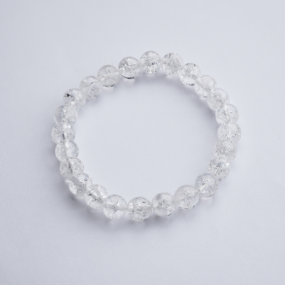 Crackle Quartz Bracelet - Shubhanjali Store (4) crackle quartz bracelet 8mm