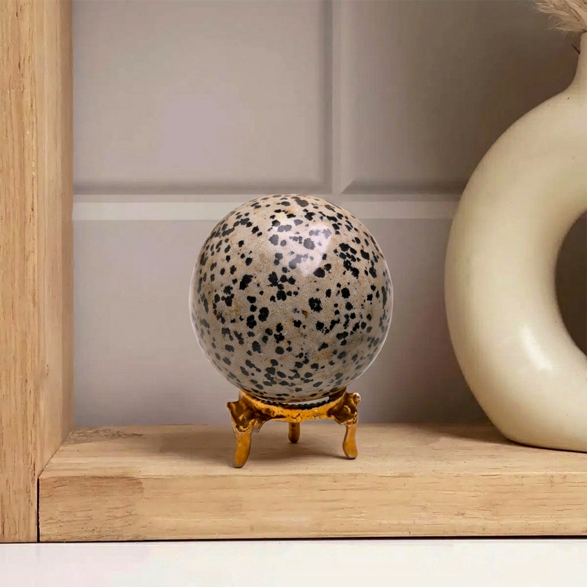 Dalmation Jasper Sphere (2) dalmation jasper sphere