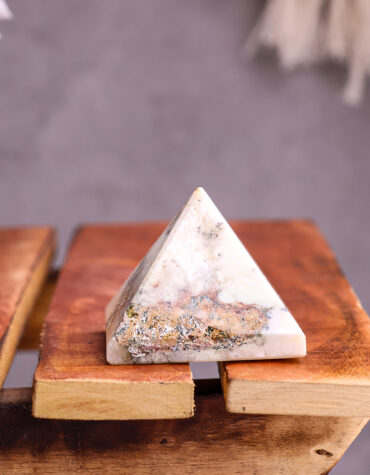 dendrite opal stone pyramid