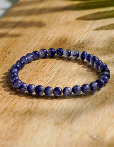 dumortierite bracelet