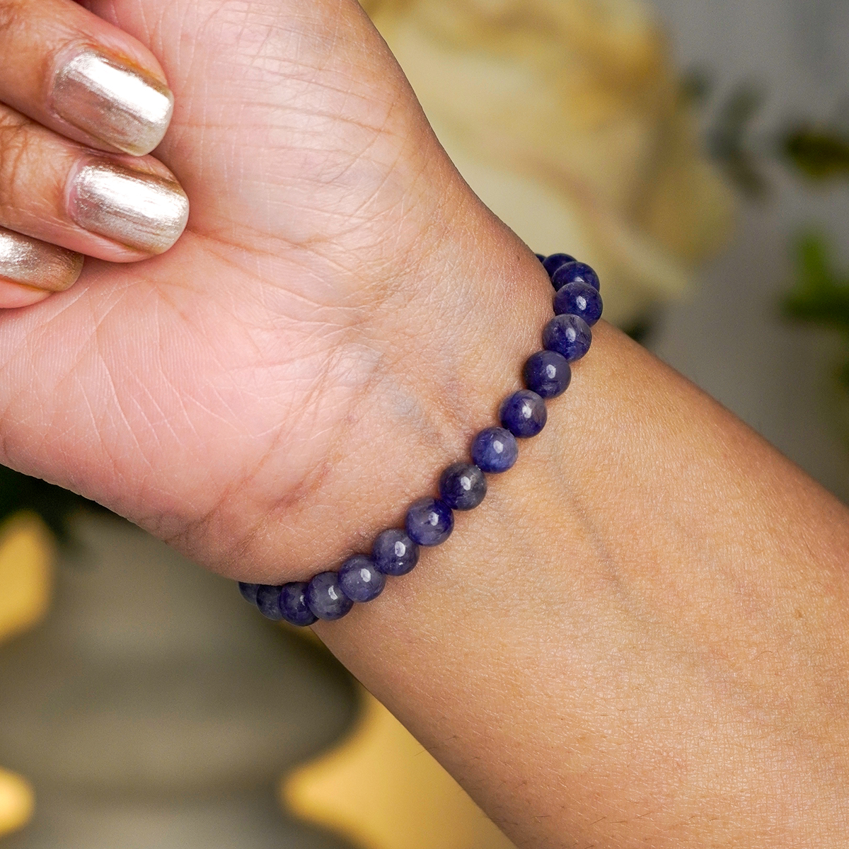 Dumortierite Bracelet-Shubhanjali Store (2) dumortierite bracelet