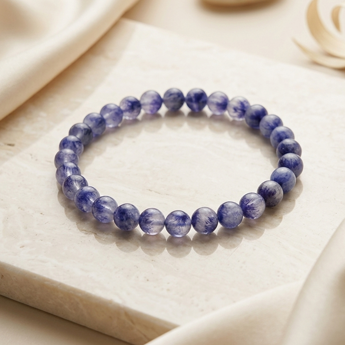 Dumortierite Bracelet-Shubhanjali Store (5) dumortierite bracelet