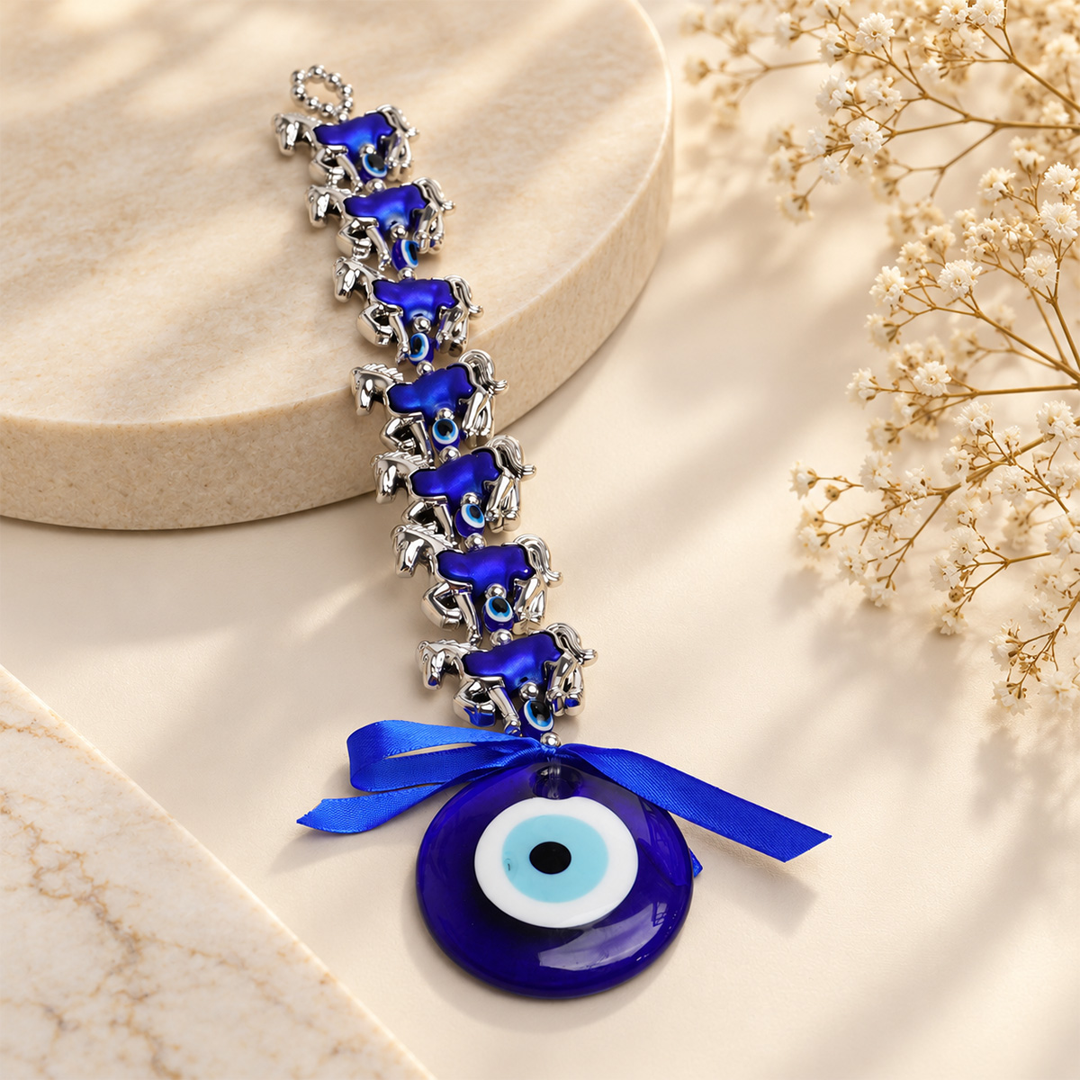 Evil Eye Seven Horse Hanging (2) evil eye seven horse hanging