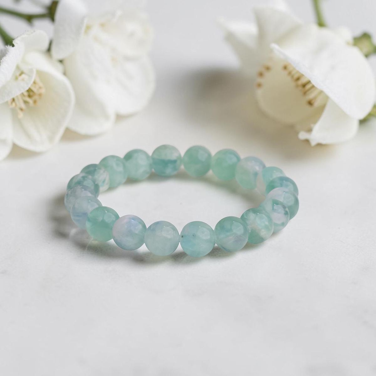 Feather Fluorite Bracelet-Shubhanjali Store (2) feather fluorite bracelet