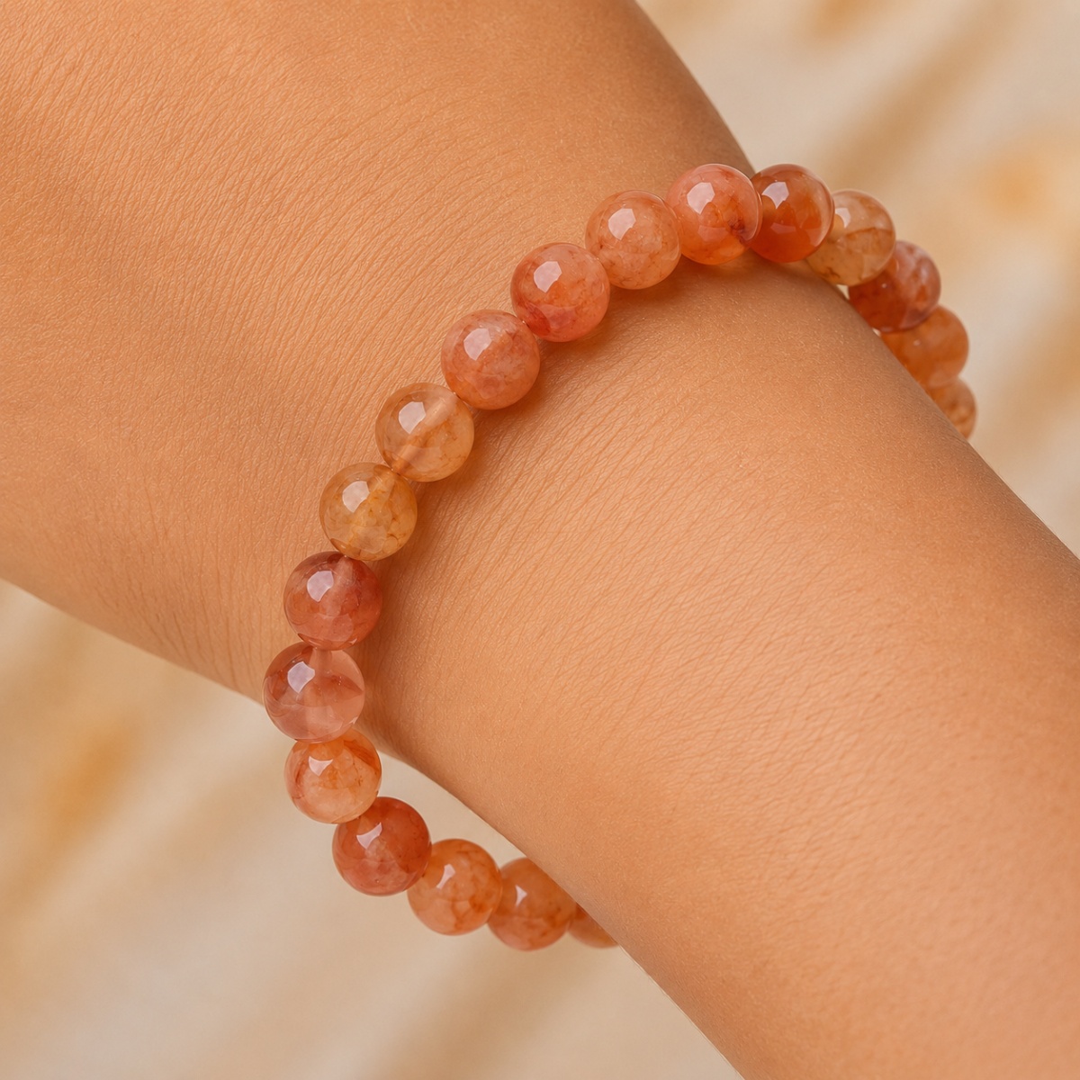 Fire Quartz Bracelet-Shubhanjali Store (1) fire quartz bracelet