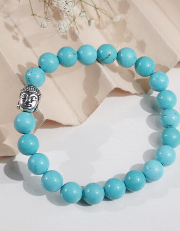 firoza buddha bracelet 8 mm