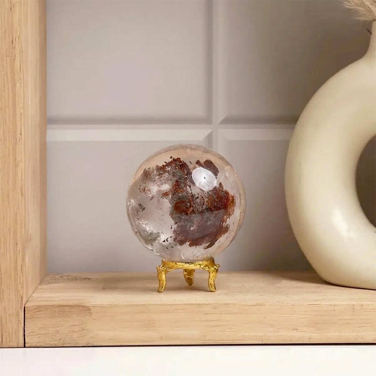 Garden Quartz Sphere (3) garden quartz sphere