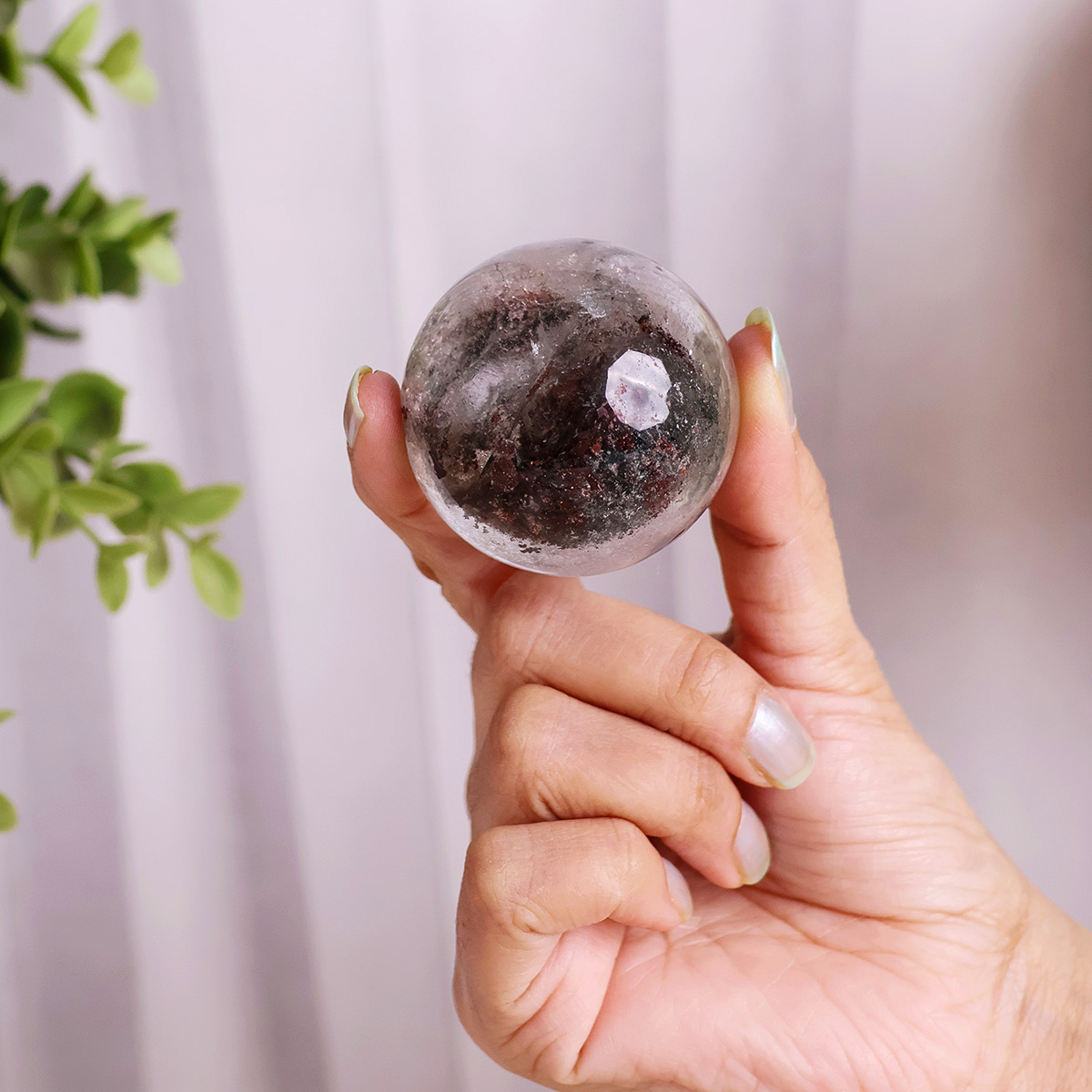 Garden Quartz Sphere (4) garden quartz sphere