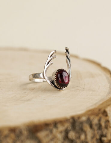 dear antlers ring
