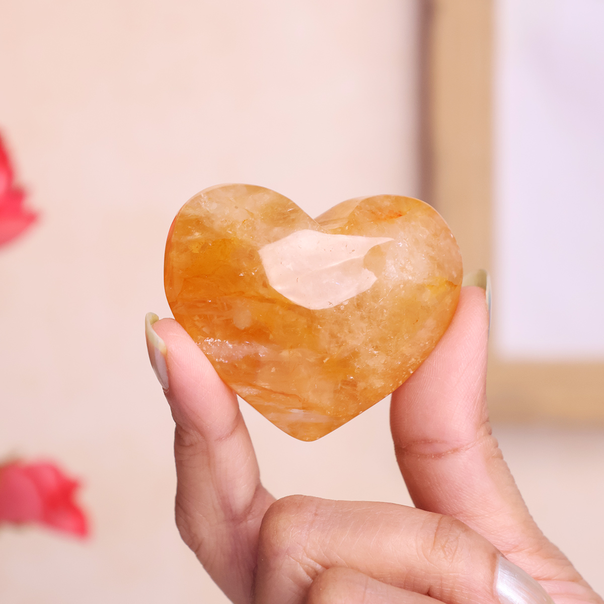 Golden Healer Quartz Heart-Shubhanjali Store (1) golden healer quartz heart