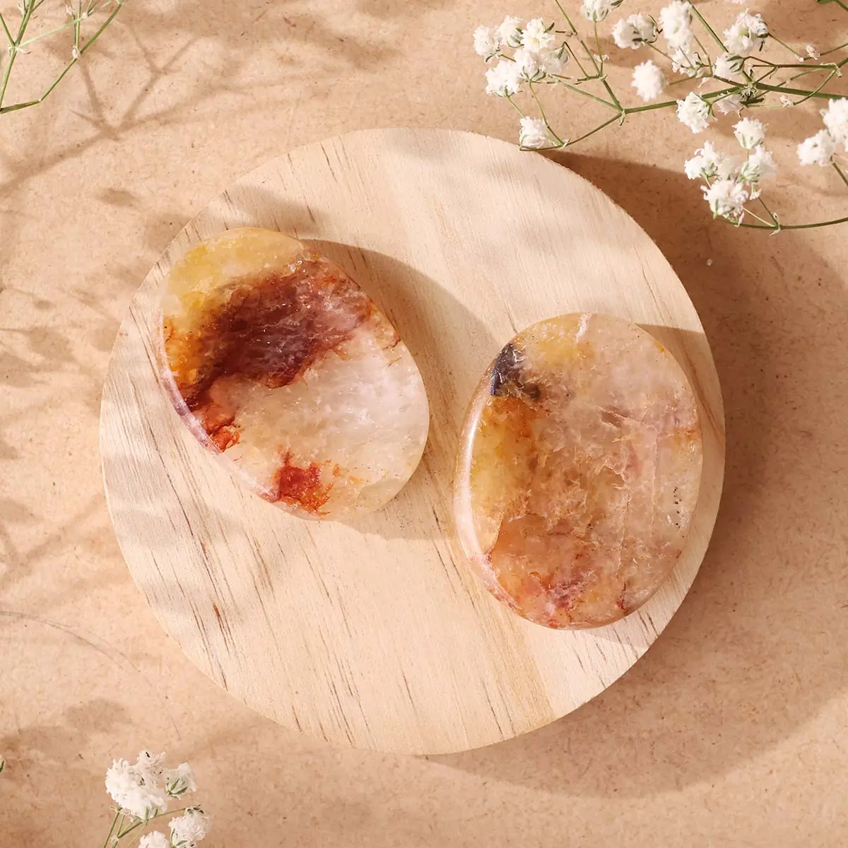 Golden Quartz Worry Stone-Shubhanjali Store (4) golden quartz worry stone