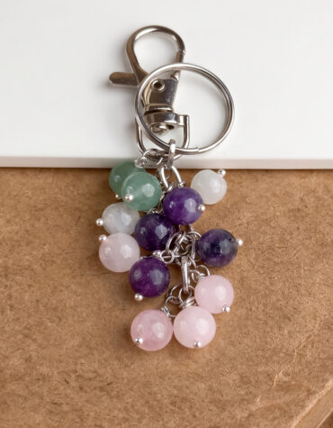 gratitude, relationships & emotional healing keychain