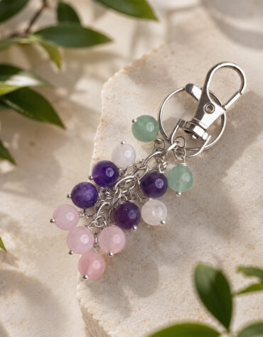 gratitude, relationships & emotional healing keychain
