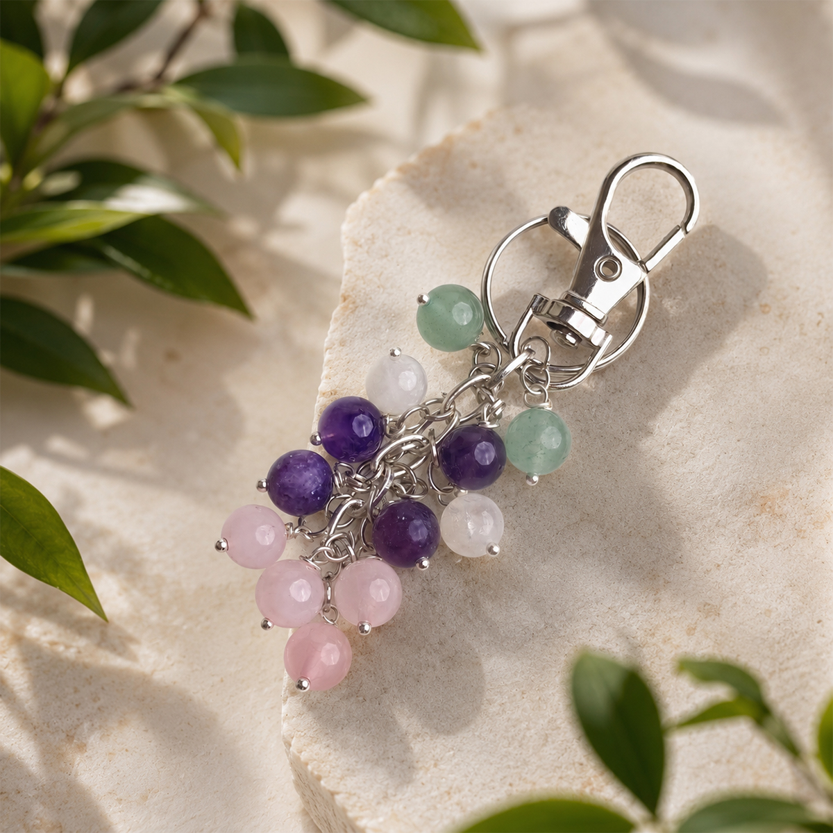 Gratitude, Relationships & Emotional Healing Keychain (3) gratitude, relationships & emotional healing keychain