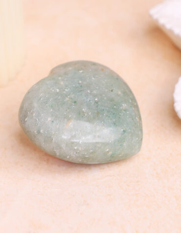 green aventurine heart