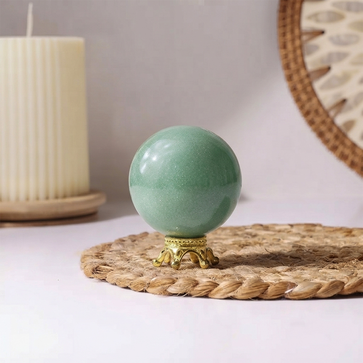 Green Aventurine Mini Ball HQ green aventurine mini ball hq
